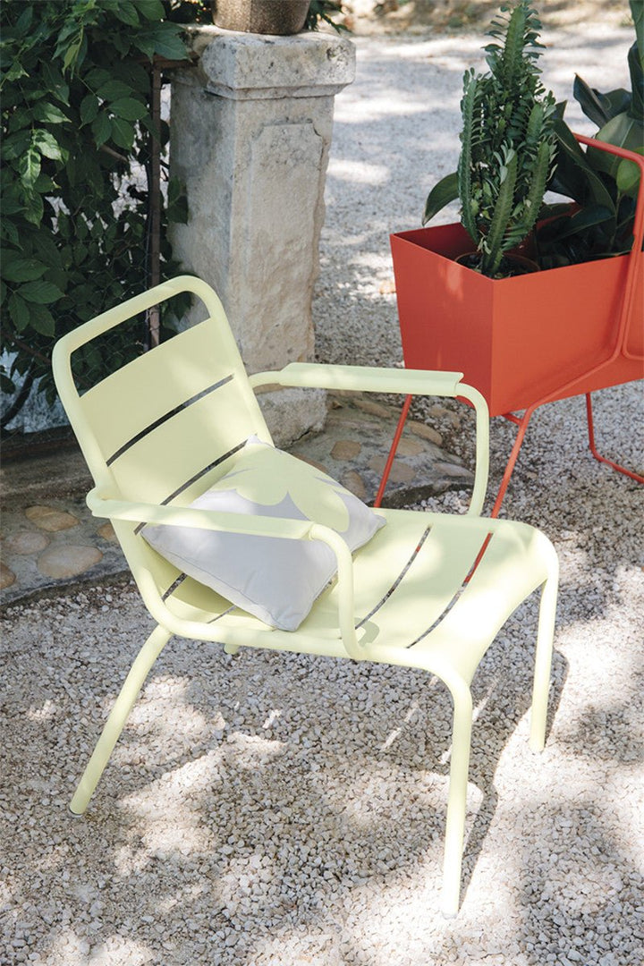 Luxembourg Lounge Armchair - Set of 2 - Fermob - Outdoor Furniture - Lapilli Grey - HORNE
