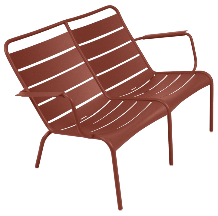 Luxembourg Low Armchair Duo - Fermob - Outdoor Furniture - Red Ochre - HORNE