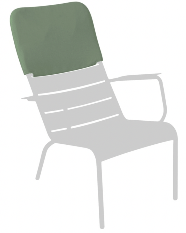 Luxembourg Low Armchair Headrest - Stereo Fabric - Fermob - Outdoor Furniture - Cactus - HORNE