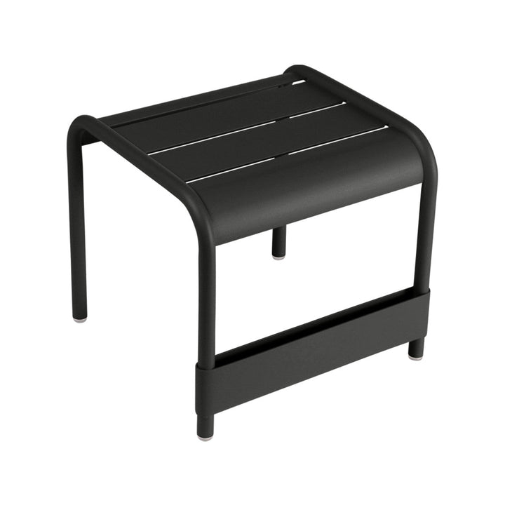 Luxembourg Low Table/Ottoman - Fermob - Outdoor Furniture - Liquorice - HORNE