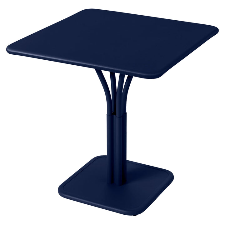 Luxembourg Pedestal Table 28" x 28" - Fermob - Outdoor Furniture - Deep Blue - HORNE