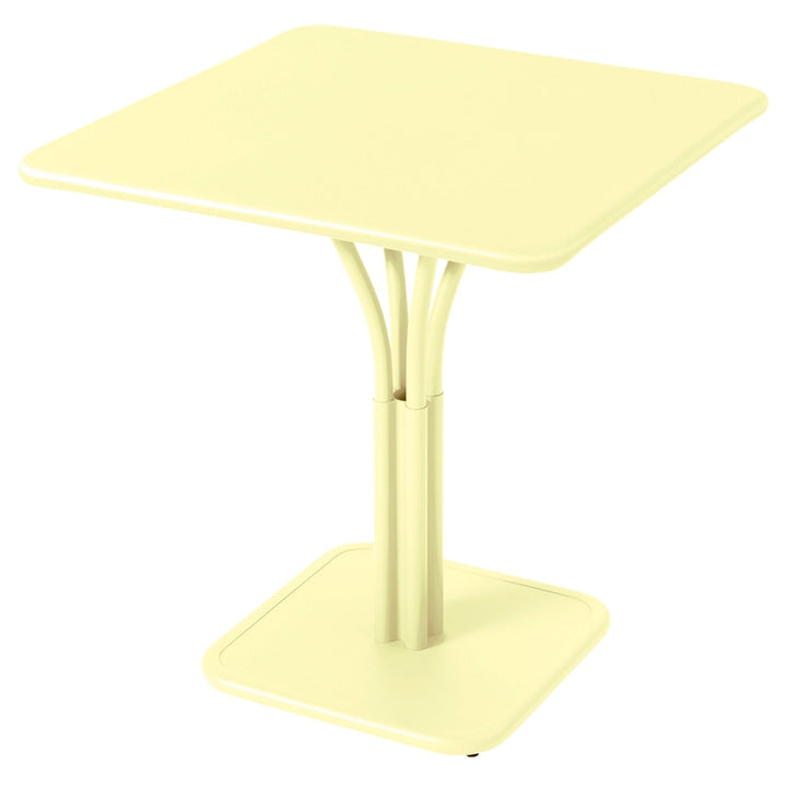 Luxembourg Pedestal Table 28" x 28" - Fermob - Outdoor Furniture - Frosted Lemon - HORNE