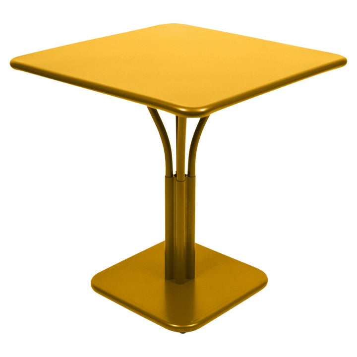 Luxembourg Pedestal Table 28" x 28" - Fermob - Outdoor Furniture - Honey Textured - HORNE