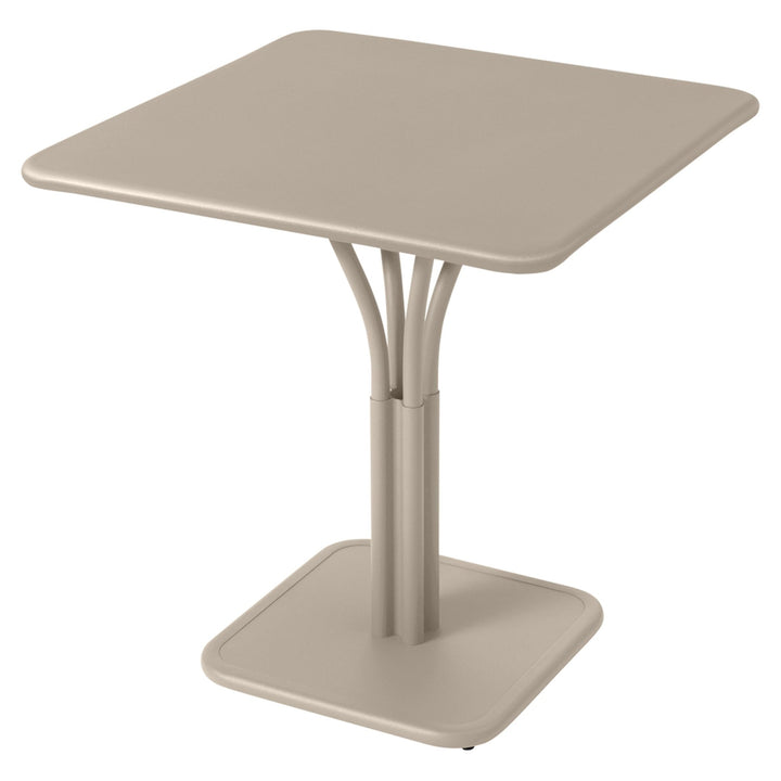 Luxembourg Pedestal Table 28" x 28" - Fermob - Outdoor Furniture - Nutmeg - HORNE