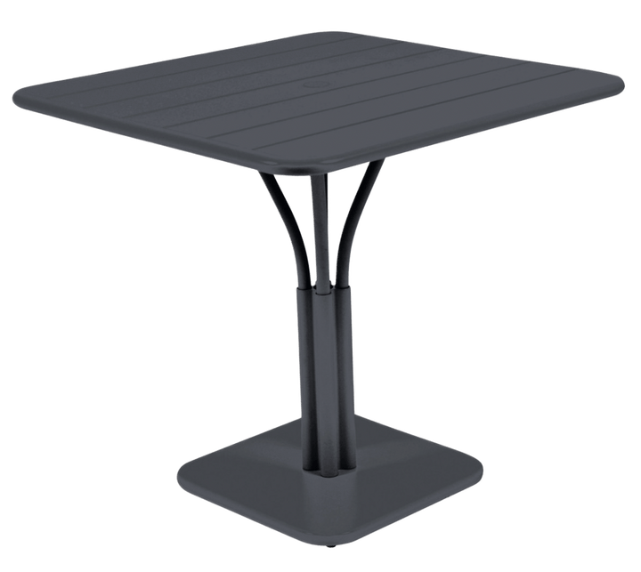 Luxembourg Pedestal Table 31" x 31" - Fermob - Outdoor Furniture - Anthracite - HORNE