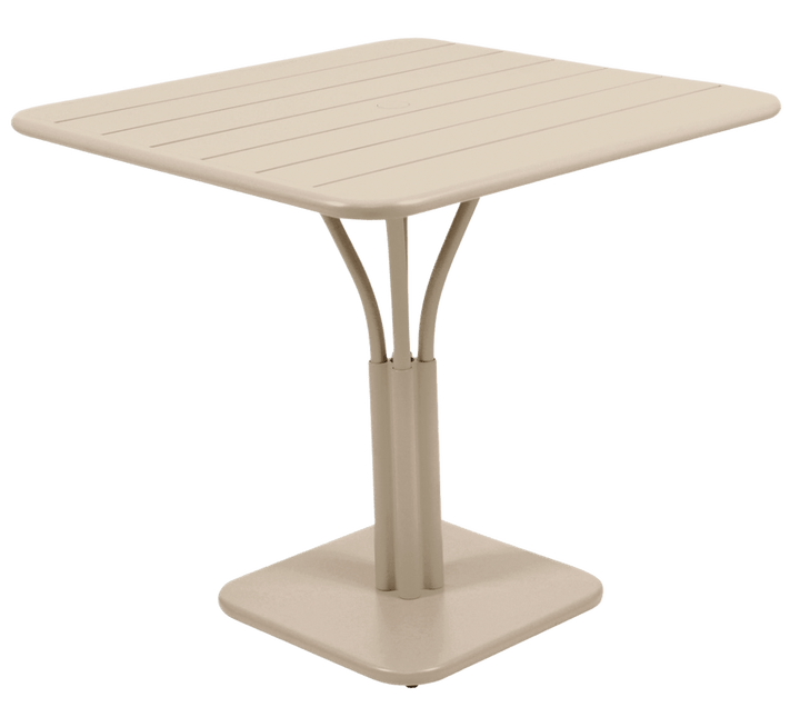 Luxembourg Pedestal Table 31" x 31" - Fermob - Outdoor Furniture - Nutmeg - HORNE