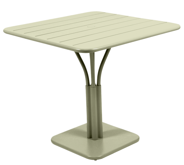 Luxembourg Pedestal Table 31" x 31" - Fermob - Outdoor Furniture - Willow Green - HORNE
