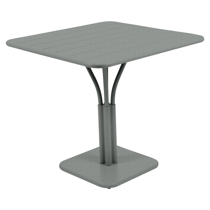 Luxembourg Pedestal Table 31" x 31" - Fermob - Outdoor Furniture - Lapilli Grey - HORNE