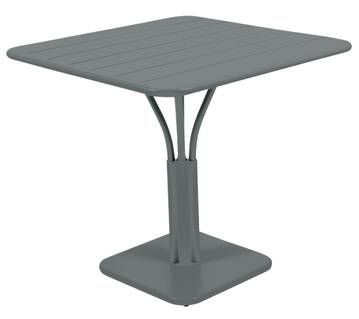 Luxembourg Pedestal Table 31" x 31" - Fermob - Outdoor Furniture - Storm Grey - HORNE