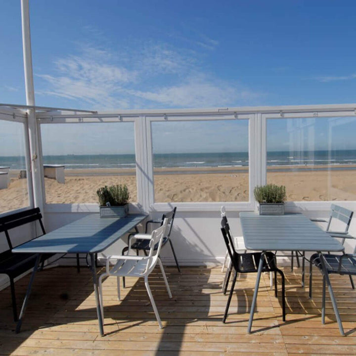 Luxembourg Rectangular Table - 56" x 31" - Fermob - Outdoor Furniture - Lapilli Grey - HORNE