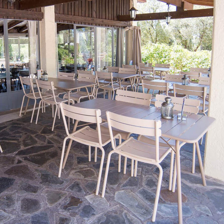 Luxembourg Rectangular Table - 56" x 31" - Fermob - Outdoor Furniture - Lapilli Grey - HORNE