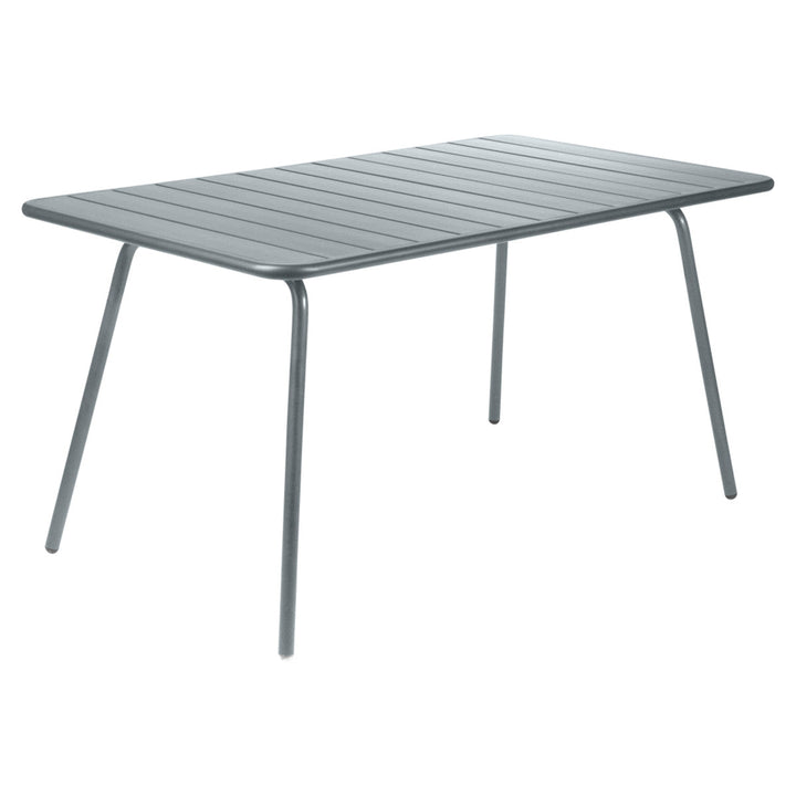 Luxembourg Rectangular Table - 56" x 31" - Fermob - Outdoor Furniture - Storm Grey - HORNE