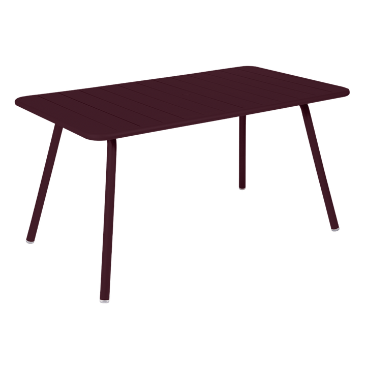 Luxembourg Rectangular Table - 56" x 31" - Fermob - Outdoor Furniture - Black Cherry - HORNE