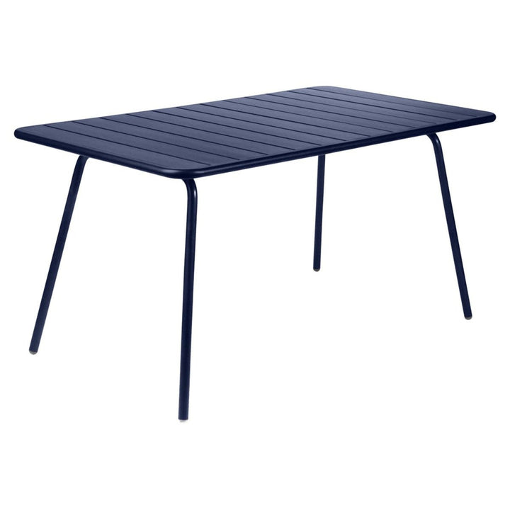 Luxembourg Rectangular Table - 56" x 31" - Fermob - Outdoor Furniture - Deep Blue - HORNE