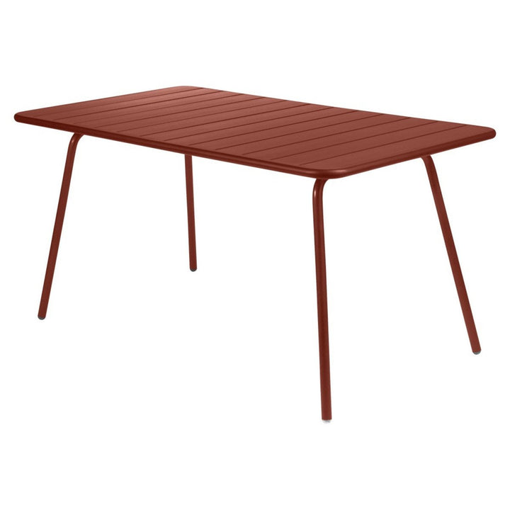 Luxembourg Rectangular Table - 56" x 31" - Fermob - Outdoor Furniture - Red Ochre - HORNE