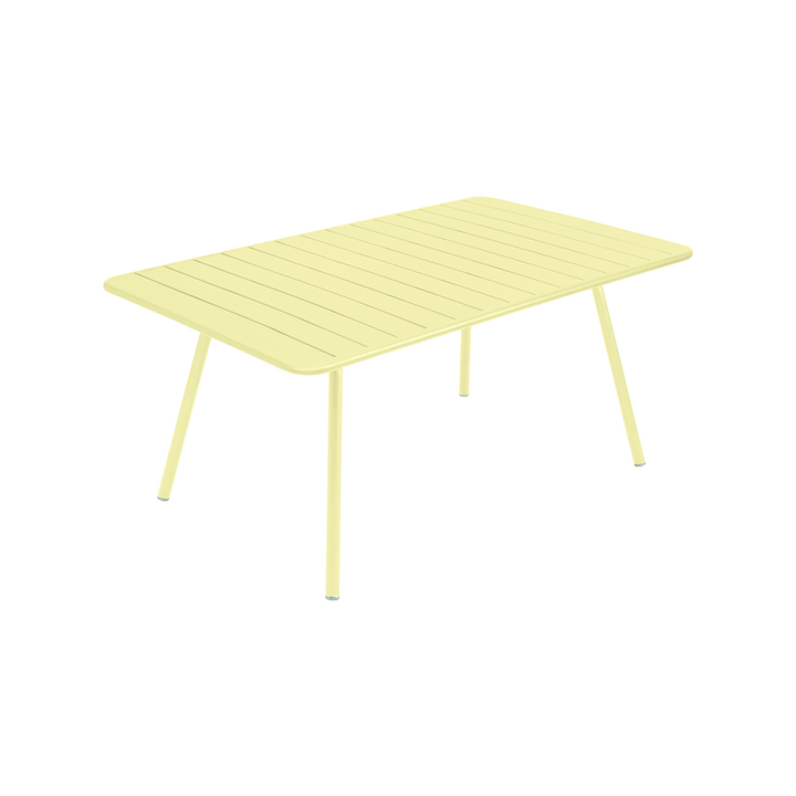 Luxembourg Rectangular Table - 65" x 39" - Fermob - Outdoor Furniture - Frosted Lemon - HORNE