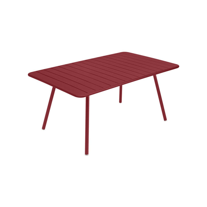 Luxembourg Rectangular Table - 65" x 39" - Fermob - Outdoor Furniture - Chili Red - HORNE