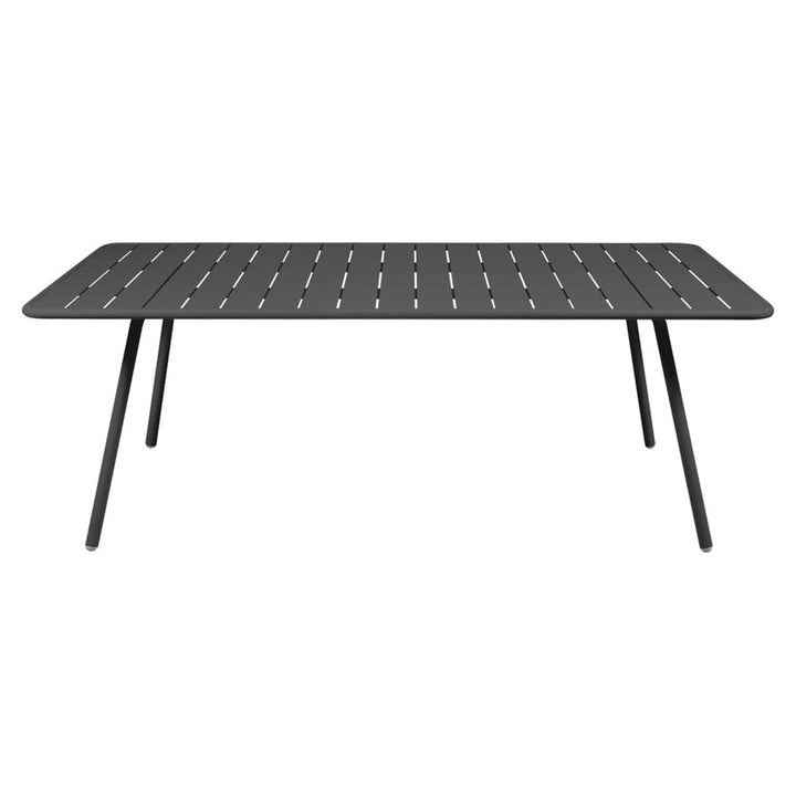 Luxembourg Rectangular Table - 81" x 39" - Fermob - Outdoor Furniture - Liquorice - HORNE