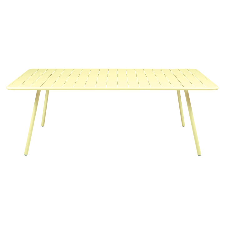Luxembourg Rectangular Table - 81" x 39" - Fermob - Outdoor Furniture - Frosted Lemon - HORNE