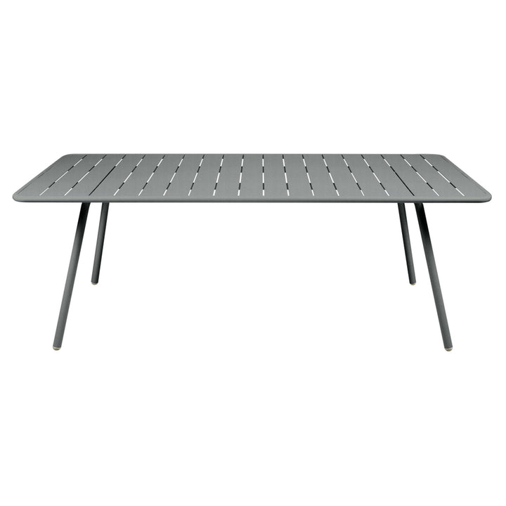 Luxembourg Rectangular Table - 81" x 39" - Fermob - Outdoor Furniture - Lapilli Grey - HORNE