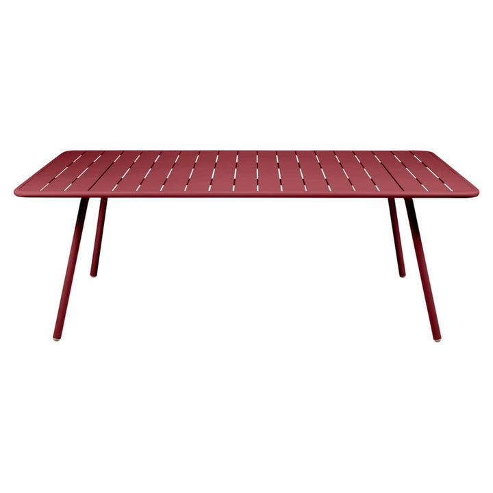 Luxembourg Rectangular Table - 81" x 39" - Fermob - Outdoor Furniture - Chili Red - HORNE