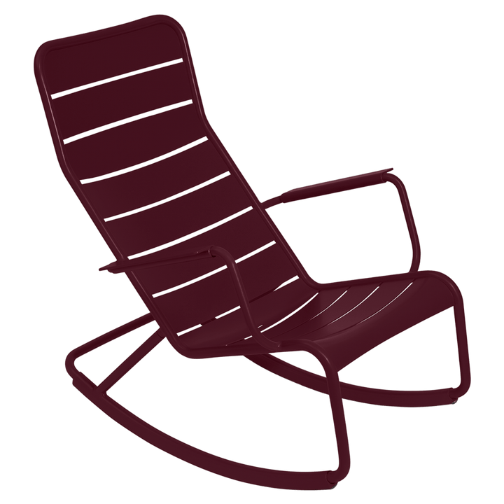 Luxembourg Rocking Chair - Fermob - Outdoor Furniture - Black Cherry - HORNE