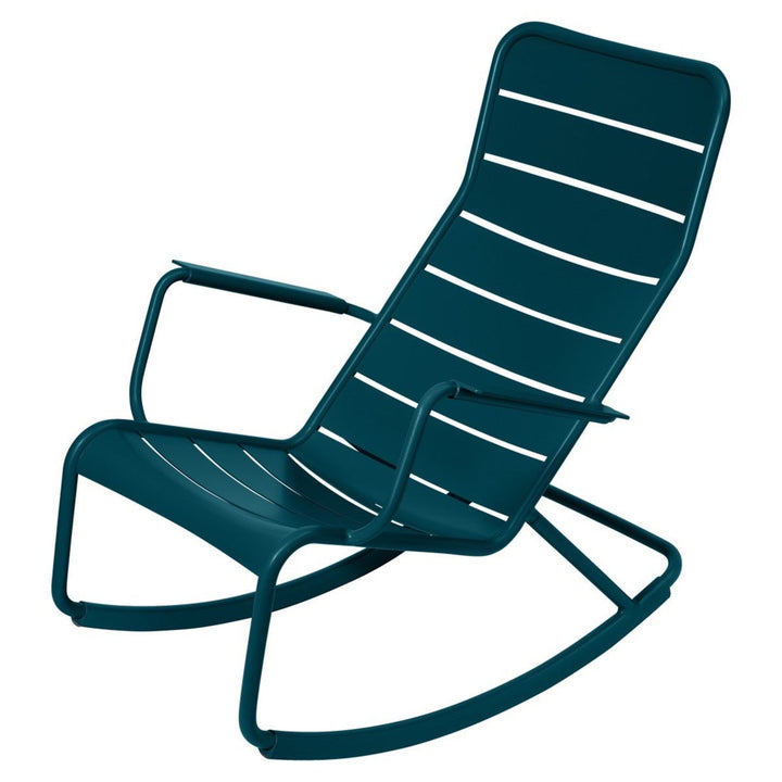 Luxembourg Rocking Chair - Fermob - Outdoor Furniture - Acapulco Blue - HORNE