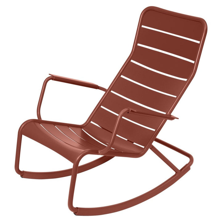 Luxembourg Rocking Chair - Fermob - Outdoor Furniture - Red Ochre - HORNE