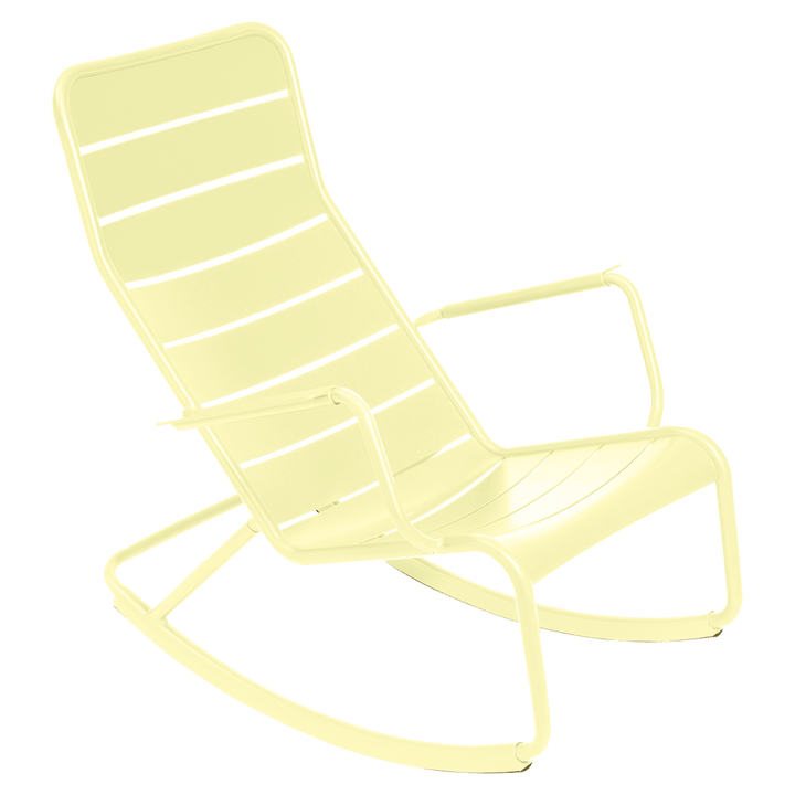 Luxembourg Rocking Chair - Fermob - Outdoor Furniture - Frosted Lemon - HORNE
