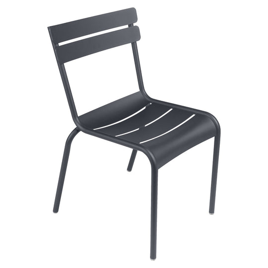 Luxembourg Stacking Side Chair - Set of 2 - Fermob - Outdoor Furniture - Anthracite - HORNE