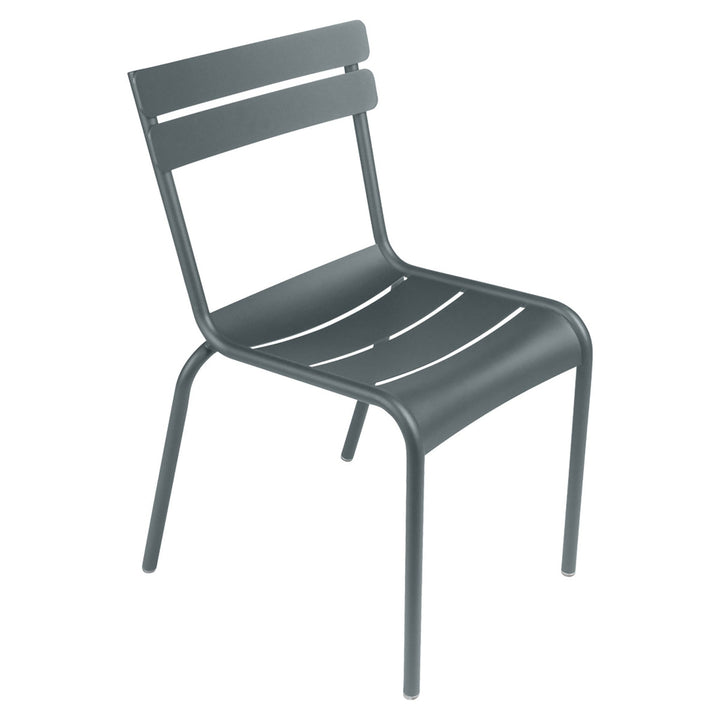 Luxembourg Stacking Side Chair - Set of 2 - Fermob - Outdoor Furniture - Storm Grey - HORNE