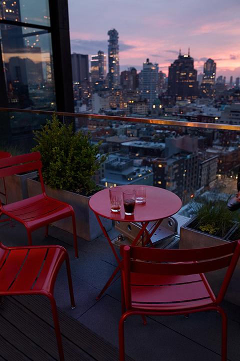 Luxembourg Stacking Side Chair - Set of 4 - Fermob - Outdoor Furniture - Lapilli Grey - HORNE