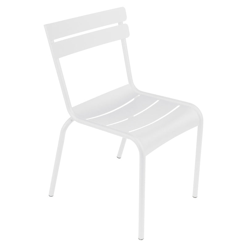 Luxembourg Stacking Side Chair - Set of 4 - Fermob - Outdoor Furniture - Acapulco Blue - HORNE