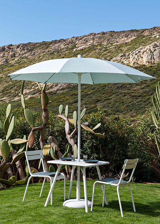 Luxembourg Stacking Side Chair - Set of 4 - Fermob - Outdoor Furniture - Lapilli Grey - HORNE