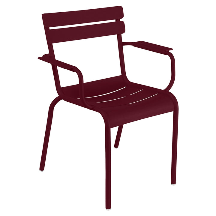 Luxembourg Steel Armchair - Set of 2 - Fermob - Outdoor Furniture - Black Cherry - HORNE
