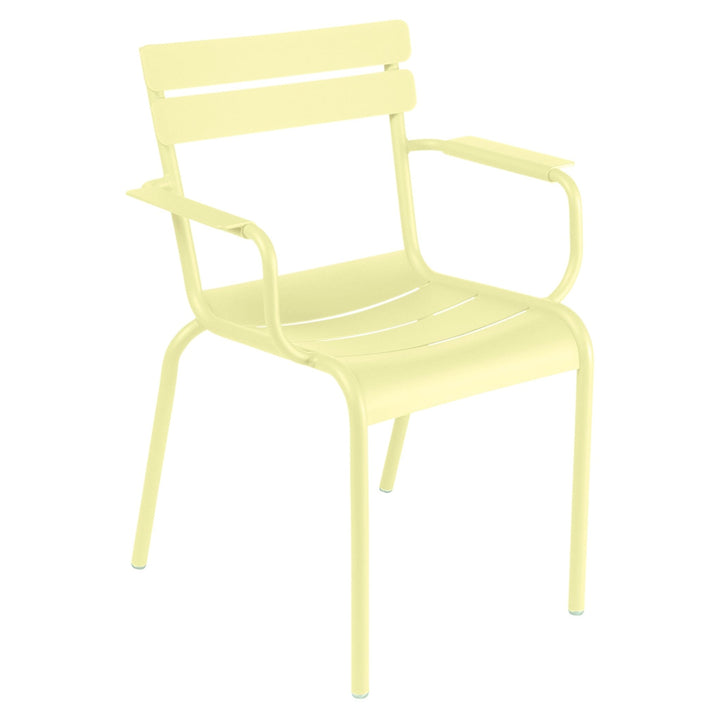 Luxembourg Steel Armchair - Set of 2 - Fermob - Outdoor Furniture - Frosted Lemon - HORNE