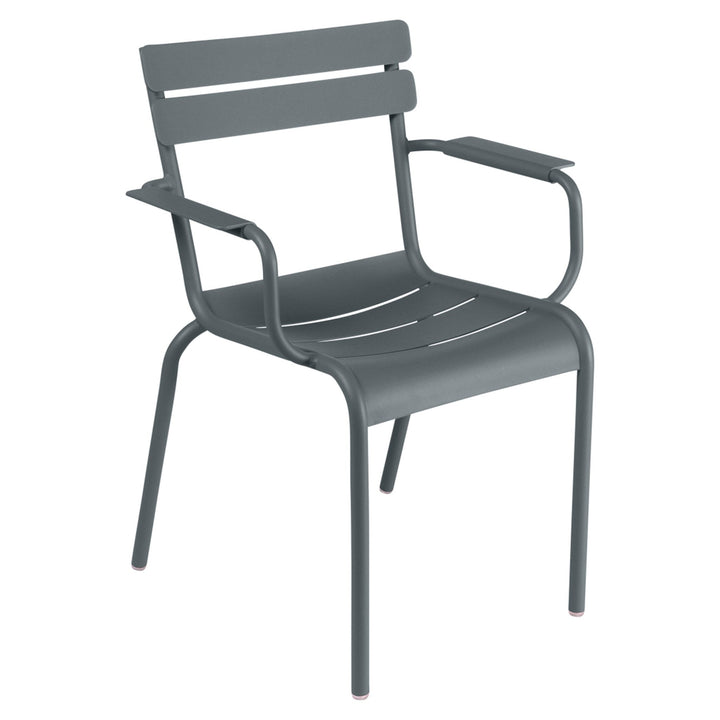 Luxembourg Steel Armchair - Set of 2 - Fermob - Outdoor Furniture - Storm Grey - HORNE