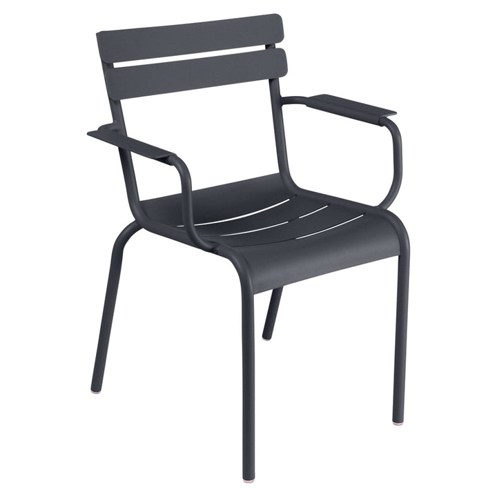 Luxembourg Steel Armchair - Set of 2 - Fermob - Outdoor Furniture - Anthracite - HORNE