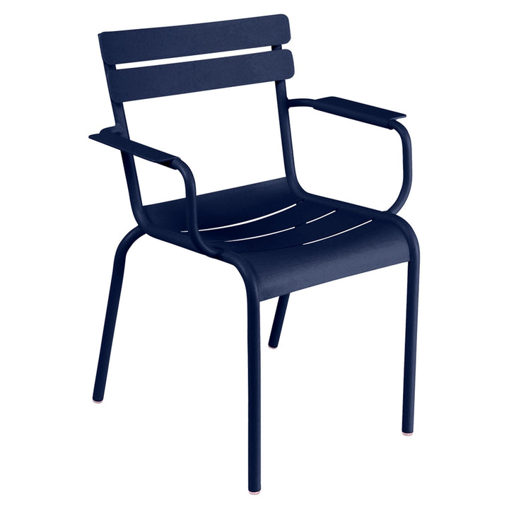Luxembourg Steel Armchair - Set of 2 - Fermob - Outdoor Furniture - Deep Blue - HORNE