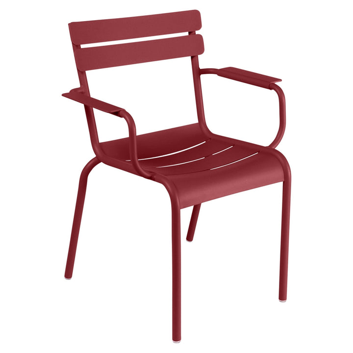 Luxembourg Steel Armchair - Set of 2 - Fermob - Outdoor Furniture - Chili Red - HORNE