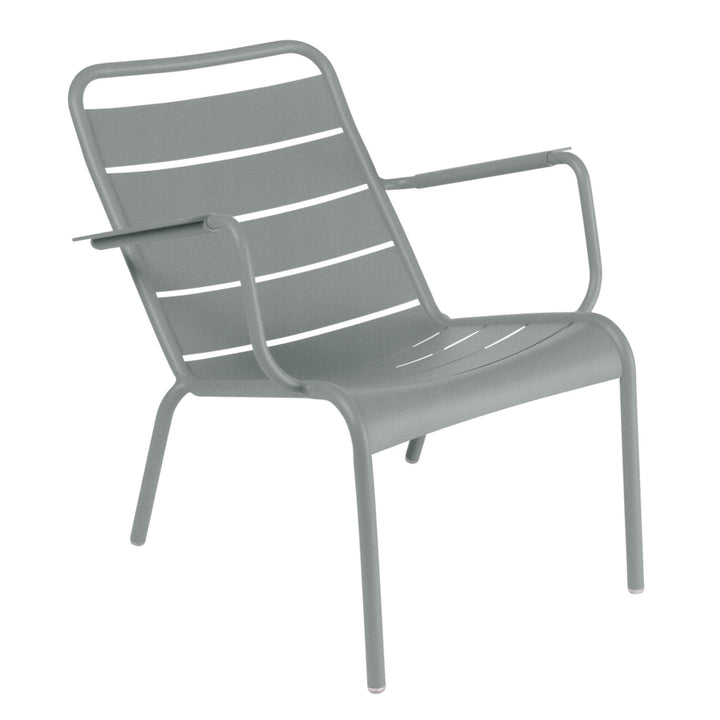 Luxembourg Steel Low Armchair - Fermob - Outdoor Furniture - Lapilli Grey - HORNE