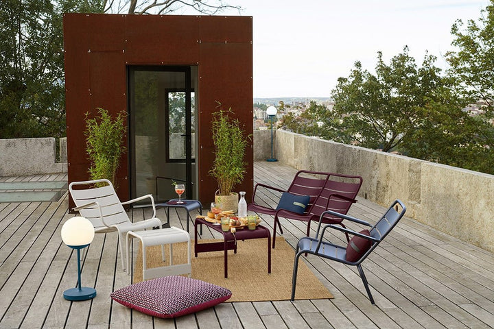Luxembourg Steel Low Armchair - Fermob - Outdoor Furniture - Willow Green - HORNE
