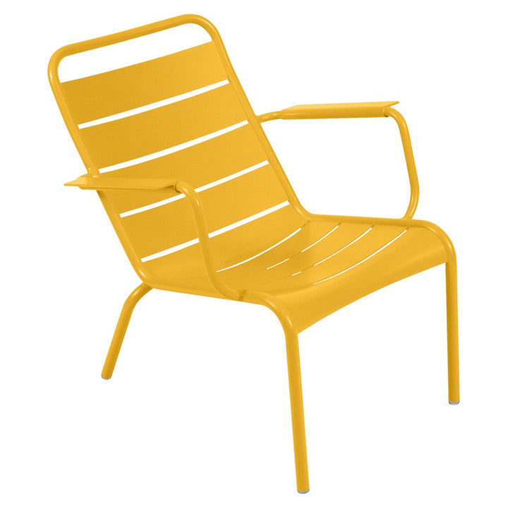 Luxembourg Steel Low Armchair - Fermob - Outdoor Furniture - Honey Textured - HORNE