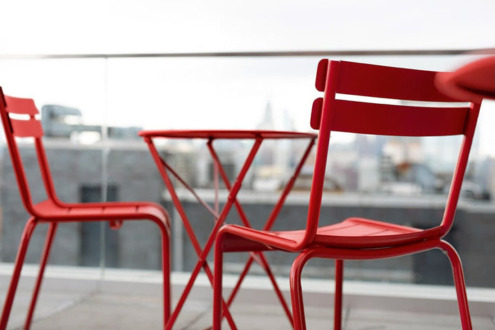Luxembourg Steel Side Chair - Set of 2 - Fermob - Outdoor Furniture - Storm Grey - HORNE