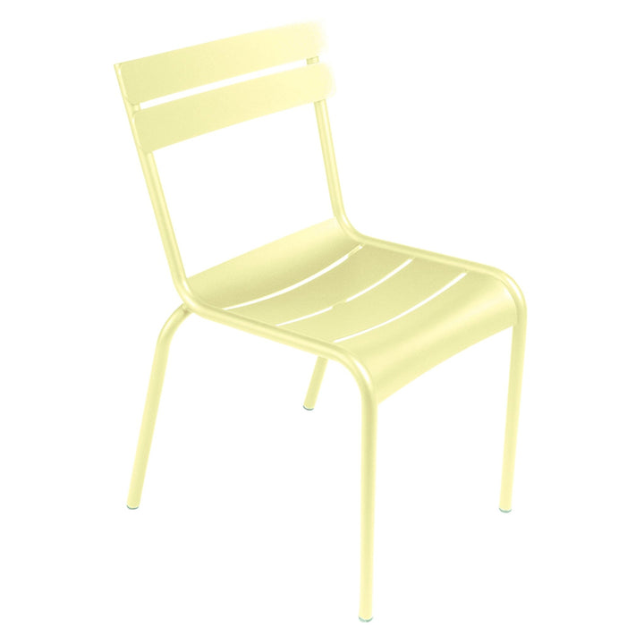 Luxembourg Steel Side Chair - Set of 2 - Fermob - Outdoor Furniture - Frosted Lemon - HORNE