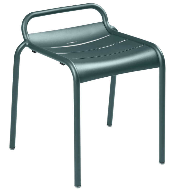 Luxembourg Stool 19" - Set of 2 - Fermob - Outdoor Furniture - Storm Grey - HORNE