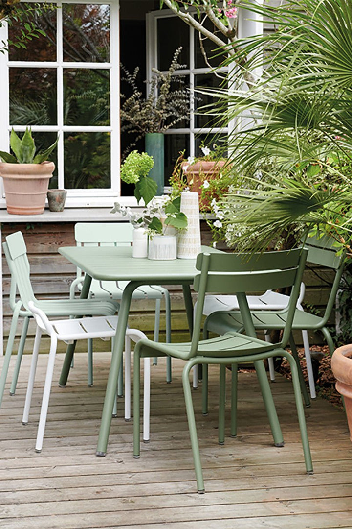Luxembourg Stool 19" - Set of 4 - Fermob - Outdoor Furniture - Honey Textured - HORNE