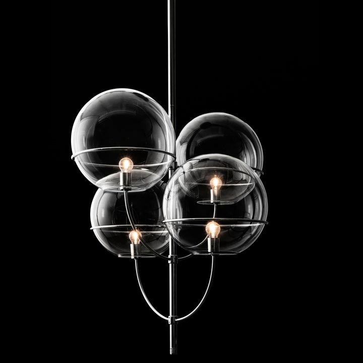Lyndon Pendant - Oluce - Pendants - Chrome - HORNE