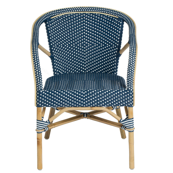 Madeleine Arm Chair - Sika Design - Chairs - White / Cappuccino Dots - HORNE
