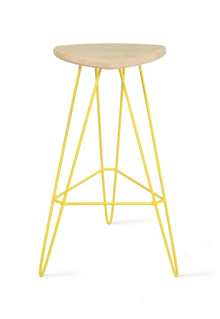 Madison Bar Stool - Tronk - Stools + Benches + Ottomans - Maple - Yellow - HORNE